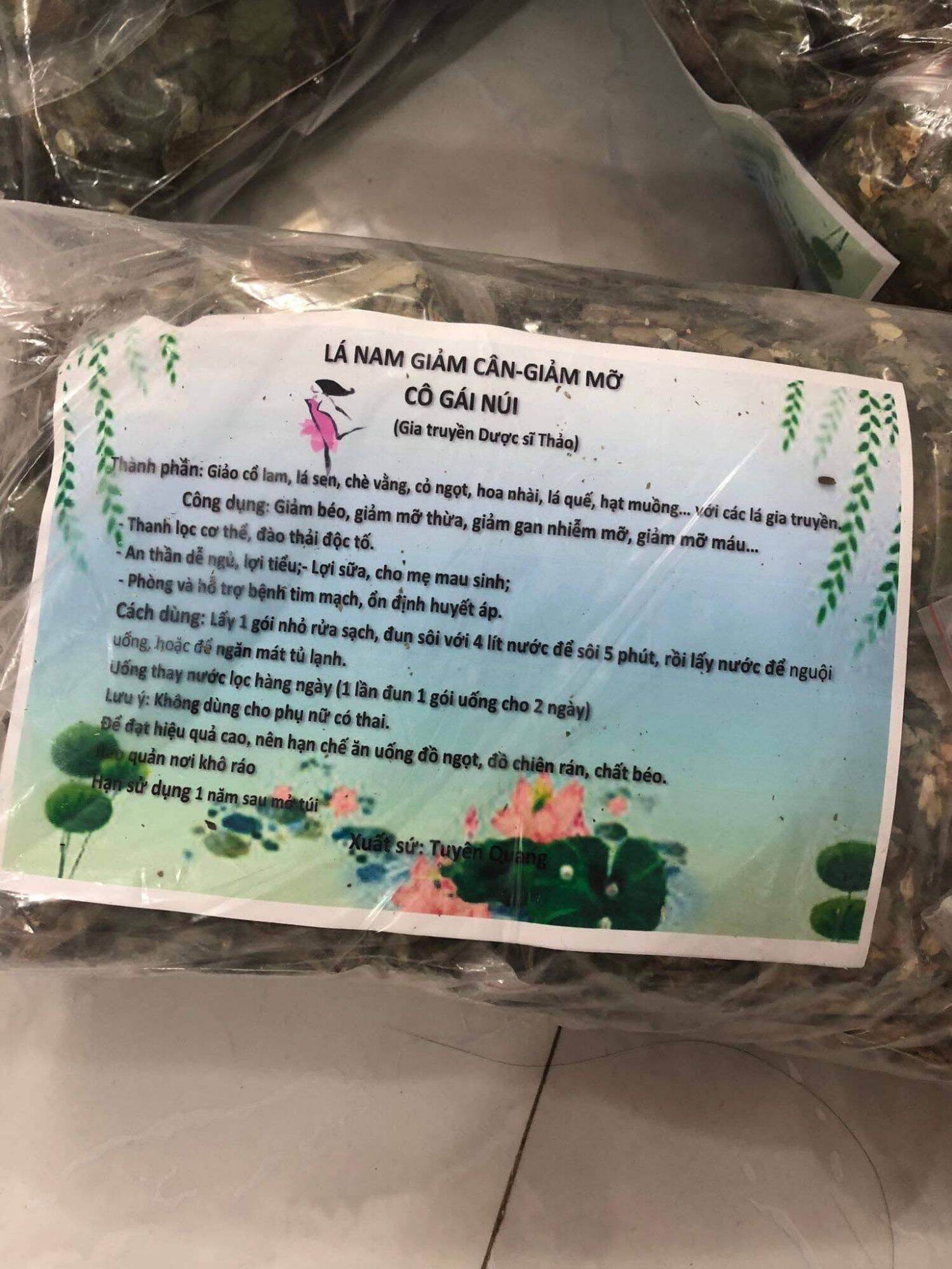 lá nam giảm cân CÔ GÁI NÚI