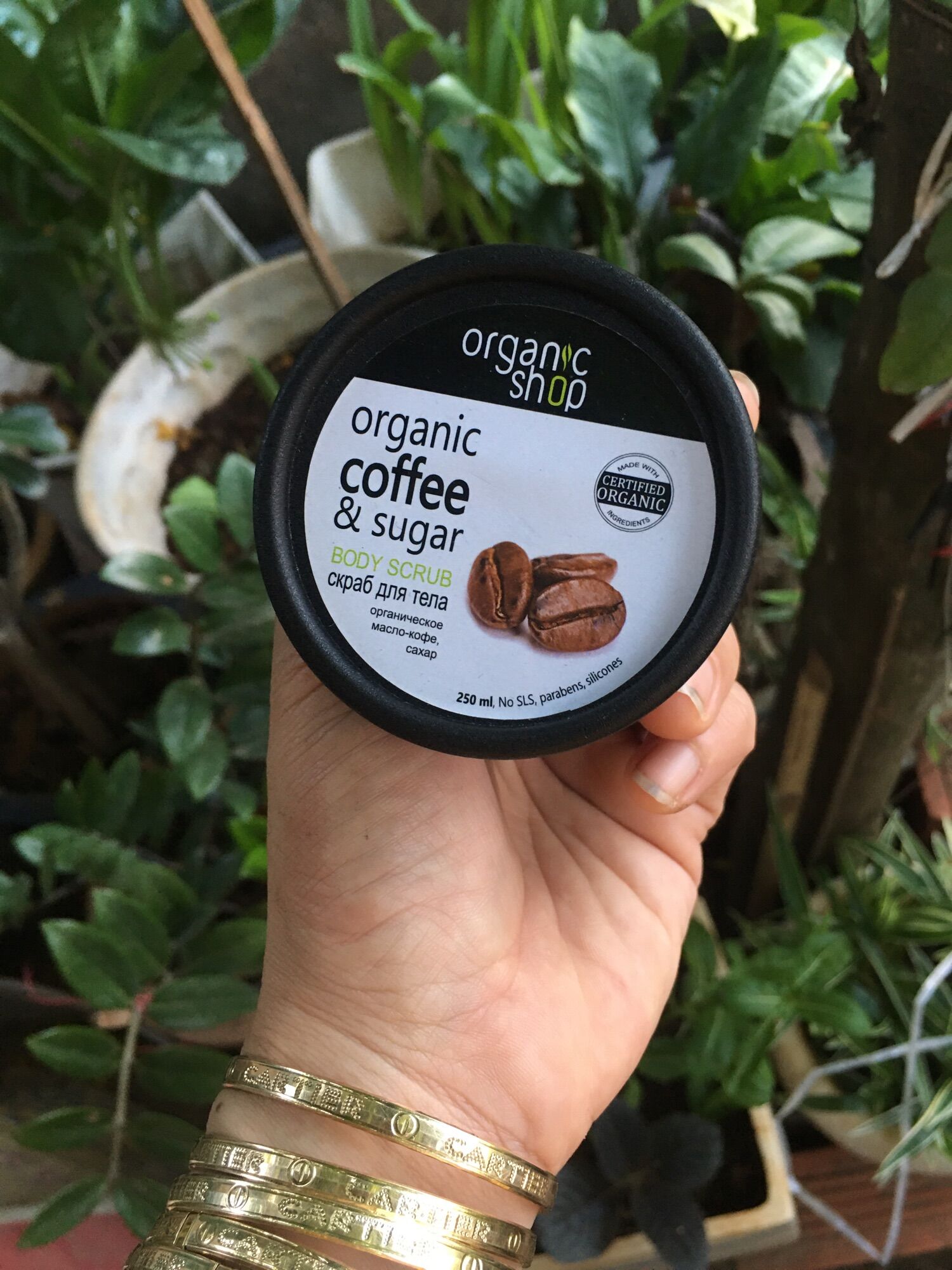 Muối cà phê tẩy tế bào chết Organic