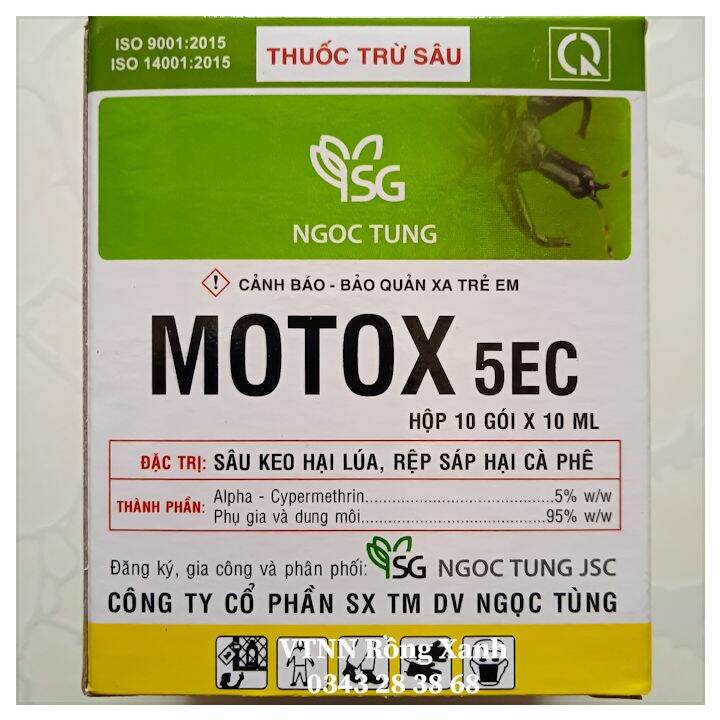 10 gói thuốc trừ sâu MOTOX 5EC