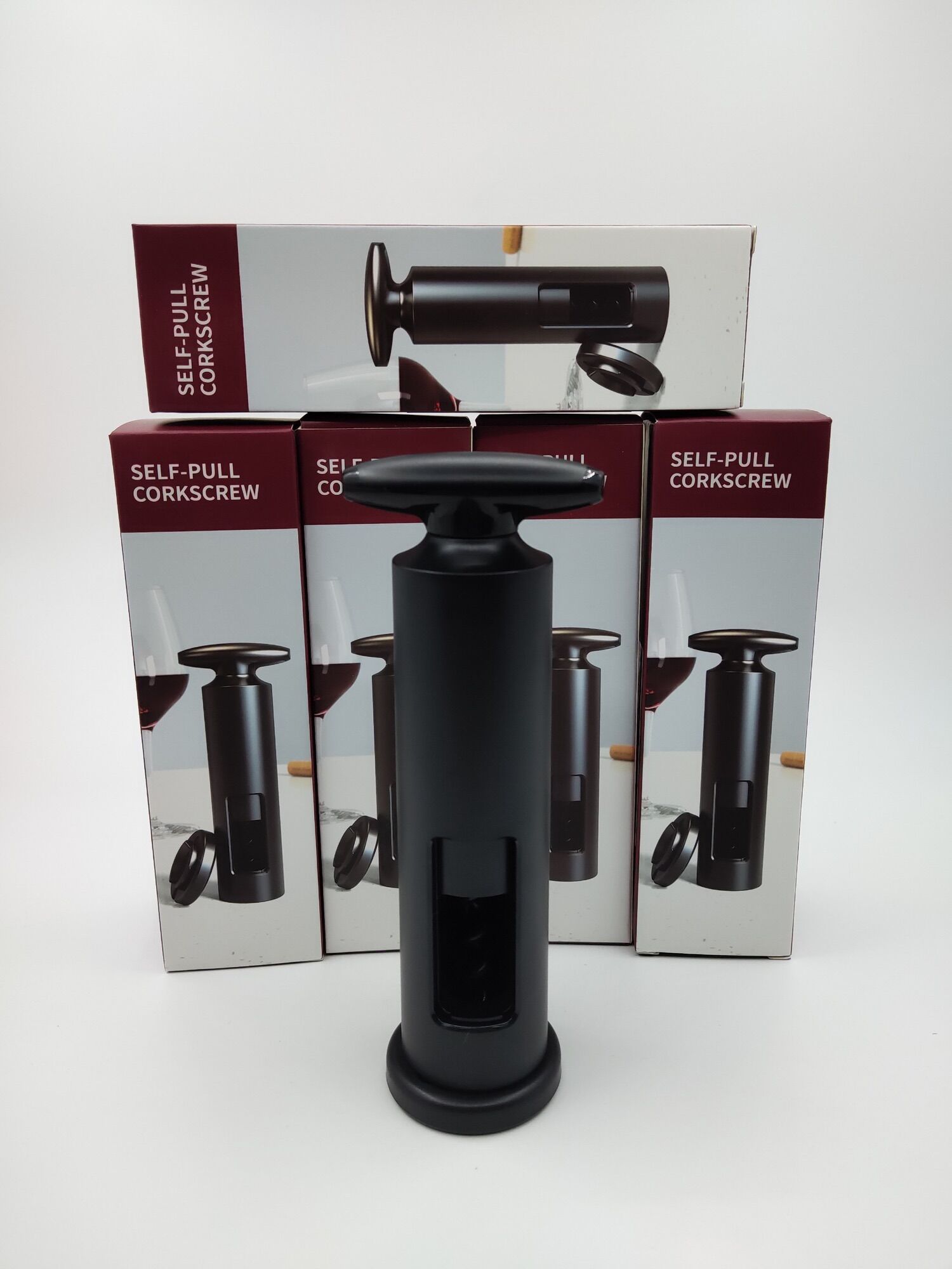 [HCM]Đồ Khui Rượu Vang Cao Cấp Self - Pull Corkscrew