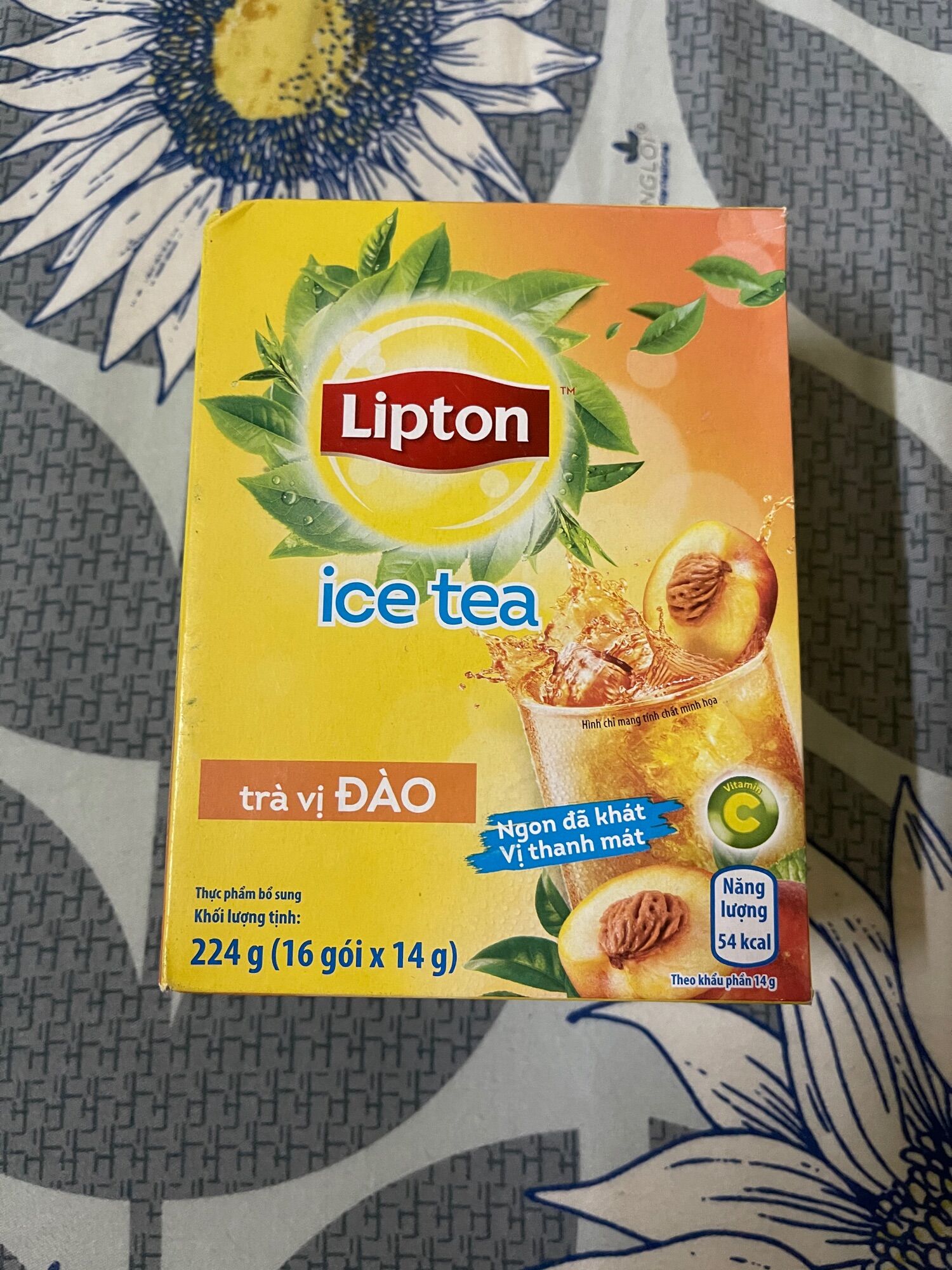 Trà Đào Hoà Tan Lipton