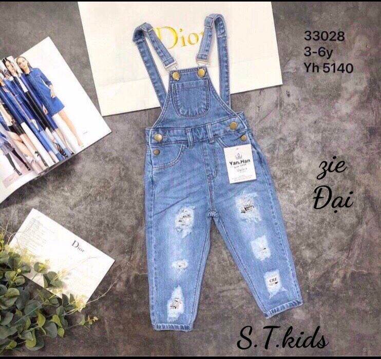 Yếm jean cho bé