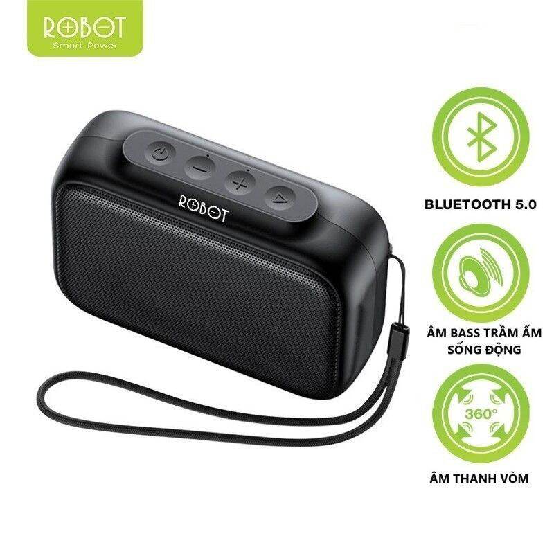 Loa bluetooth mini 5.0 robot rb100 hỗ trợ thẻ micro sd & usb