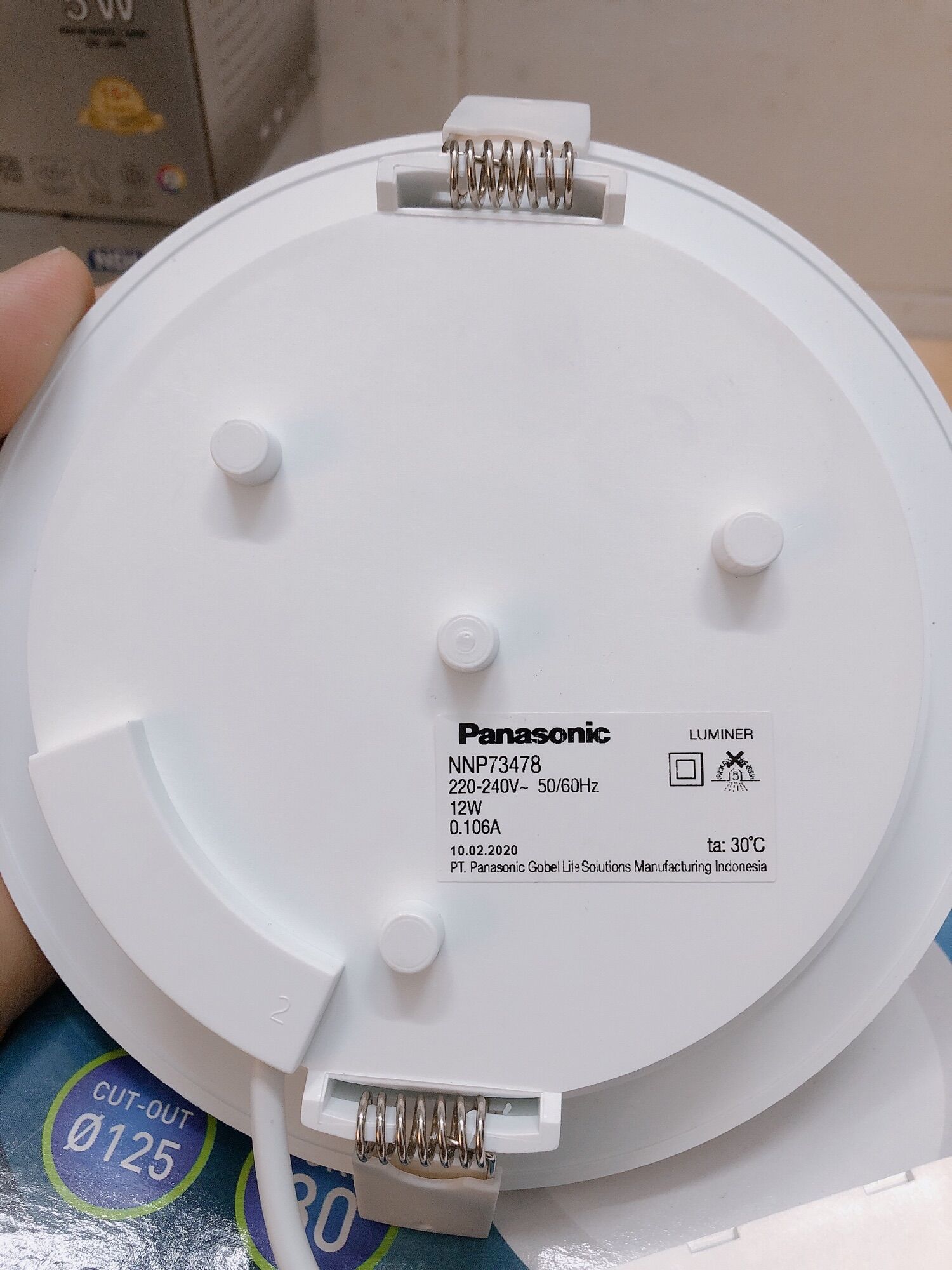 [HCM]đèn led âm Trần 12w panasonic