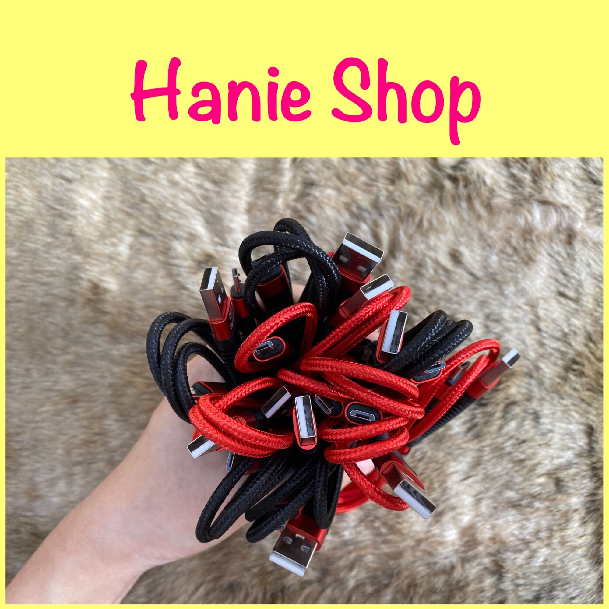 Dây cáp sạc bọc dù sạc nhanh Micro / Lightning [Hanieshop]