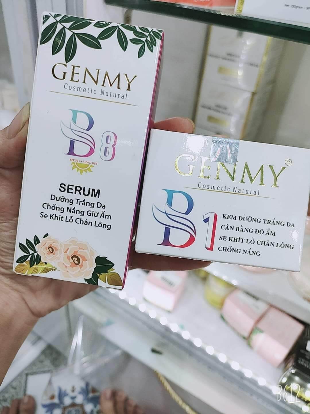 Combo Serum Genmy B8 + Kem Genmy B1 18G