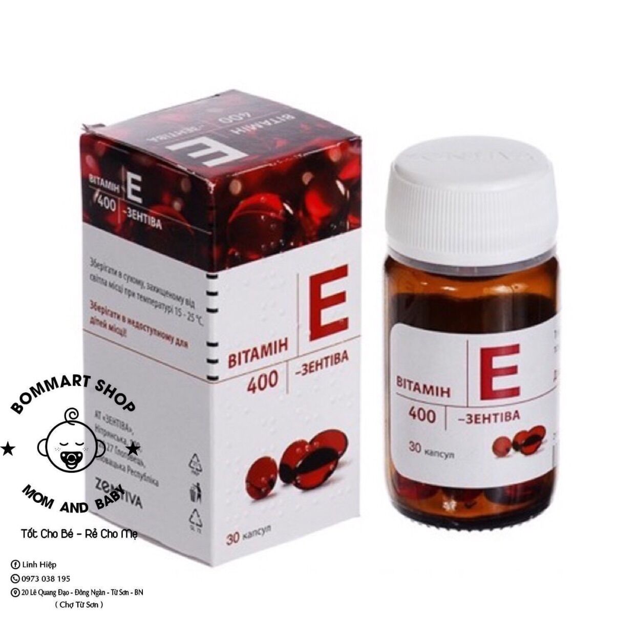 Vitamin e đỏ nga safori 400mg