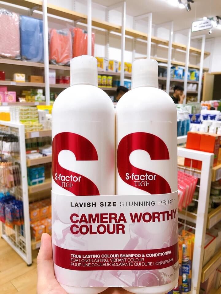 Cặp gội xả tigi trắng dòng cao cấp s-factor