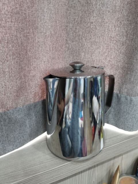 [HCM]Ca đánh sữa inox cao cấp pha chế trà sữa Cocktail 1000ml