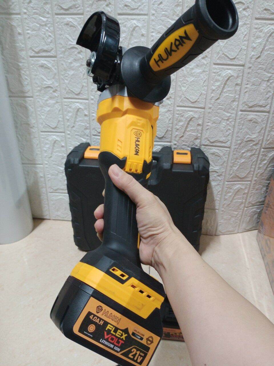 Máy mài bin hukan. 110mm.bin 10cell