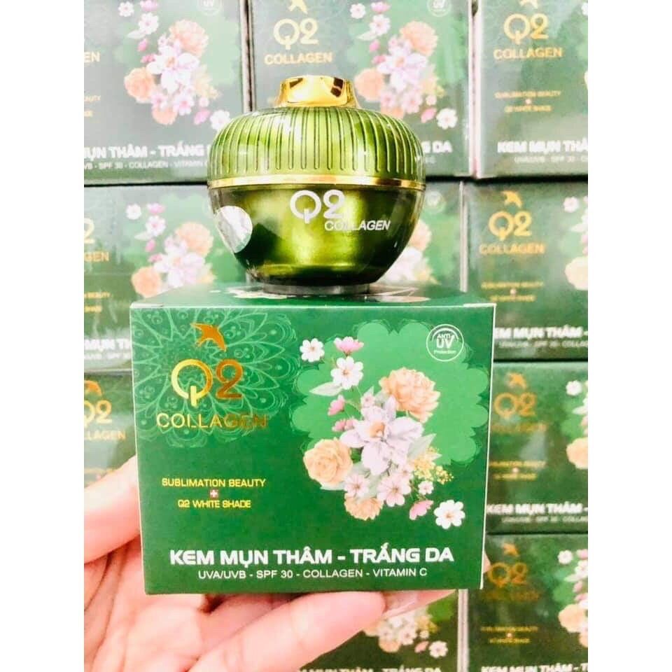 Kem Q2 Xanh mẫu mới Trắng Da (chính hãng được kiểm hàng)