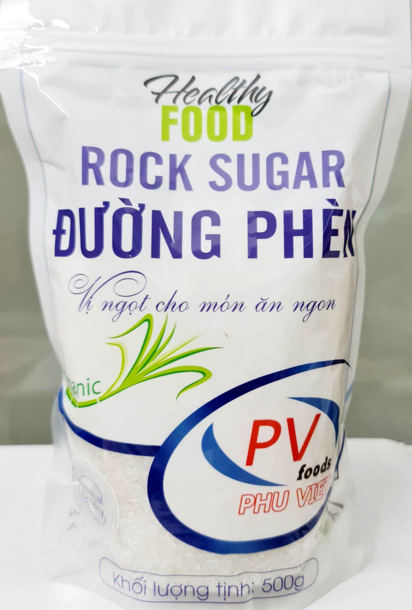 [HCM]ĐƯỜNG PHÈN HẠT túi 500g