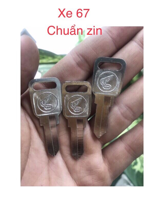 Phôi chìa khoá xe 67 ( combo 3 chìa )