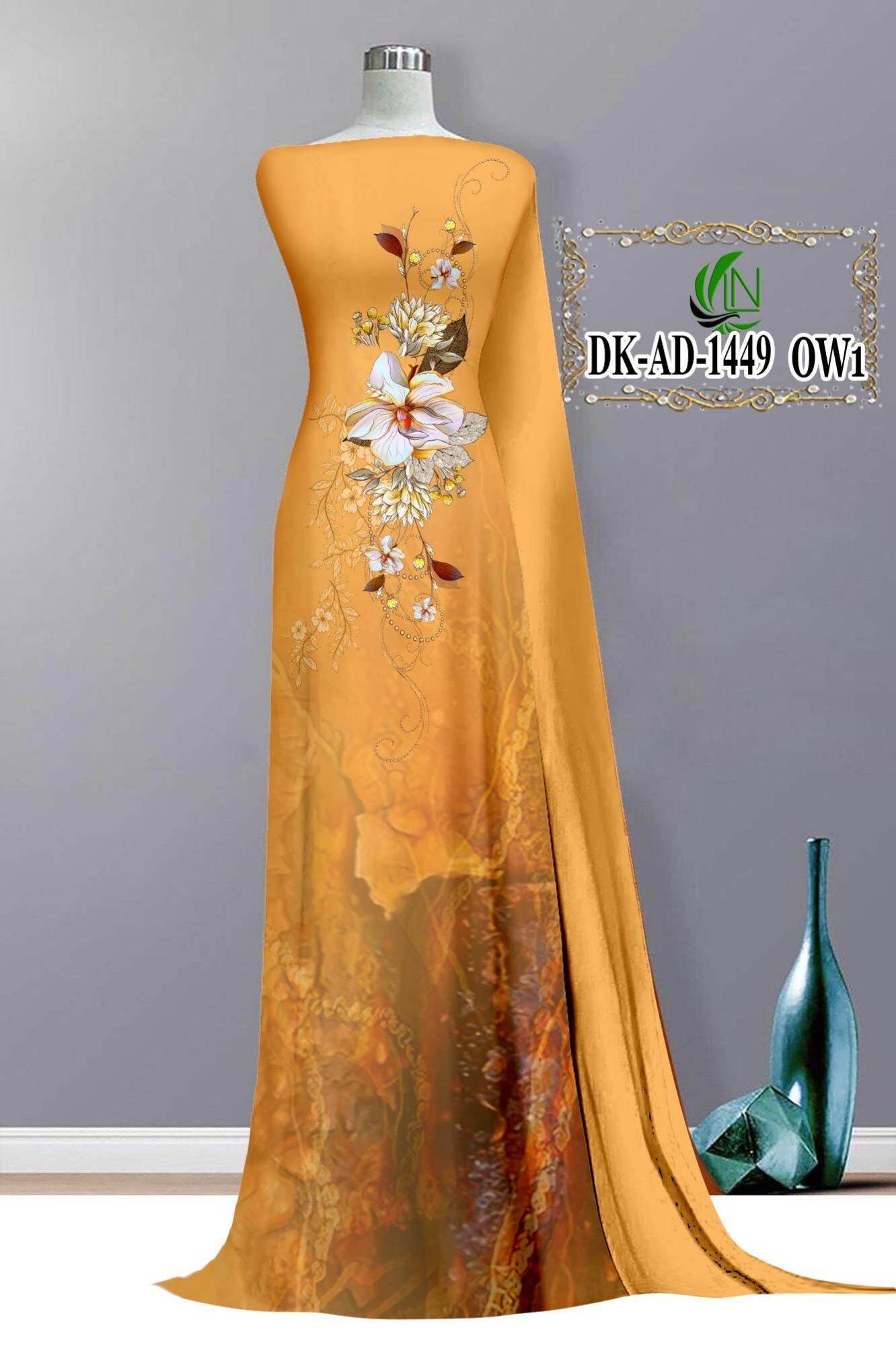 [HCM]Vải Áo Dài 3D Bộ