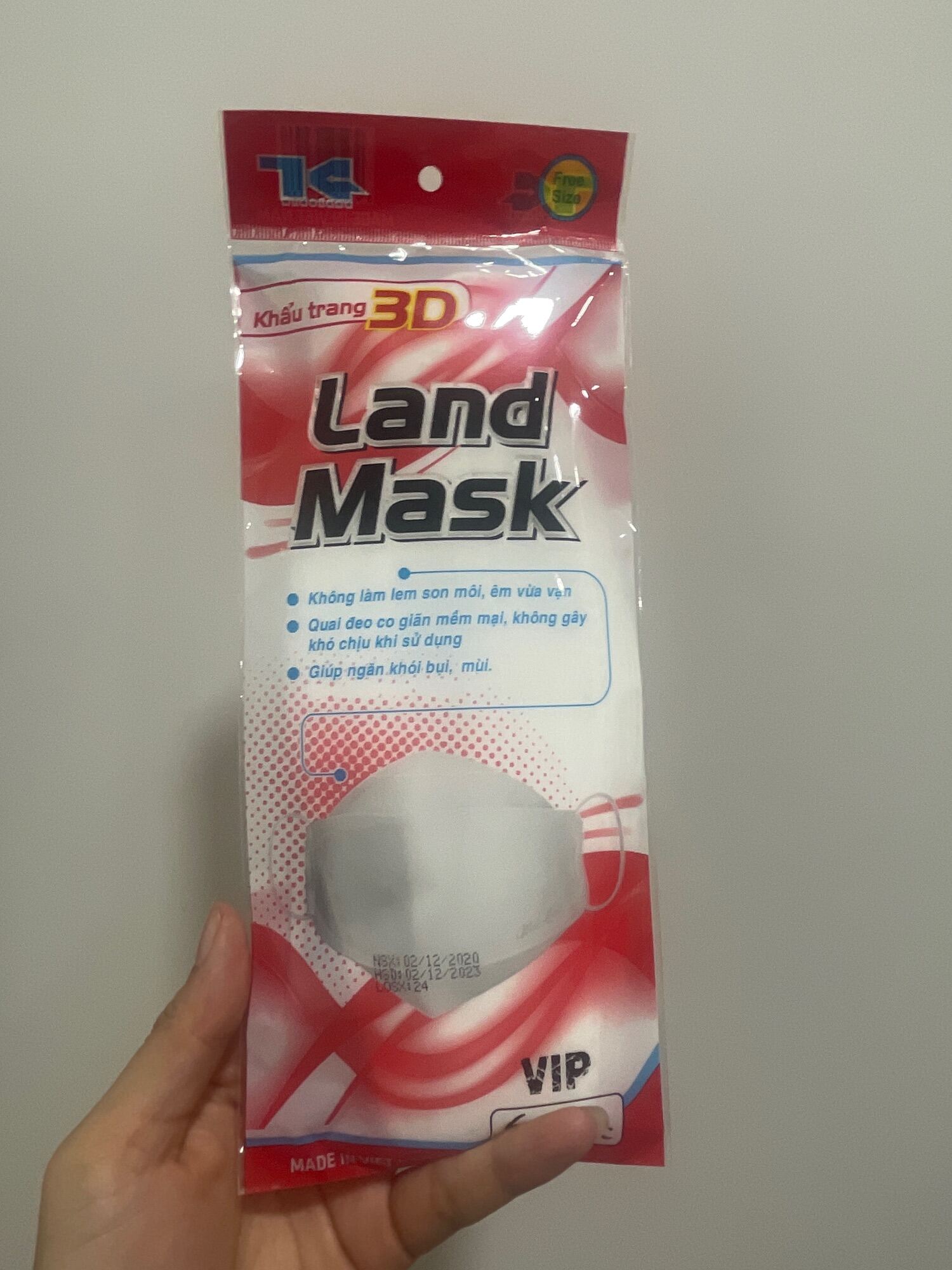 Khẩu trang Land Mask 3D