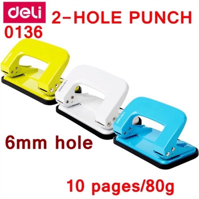 Dụng cụ bấm lỗ giấy deli mã 0136
