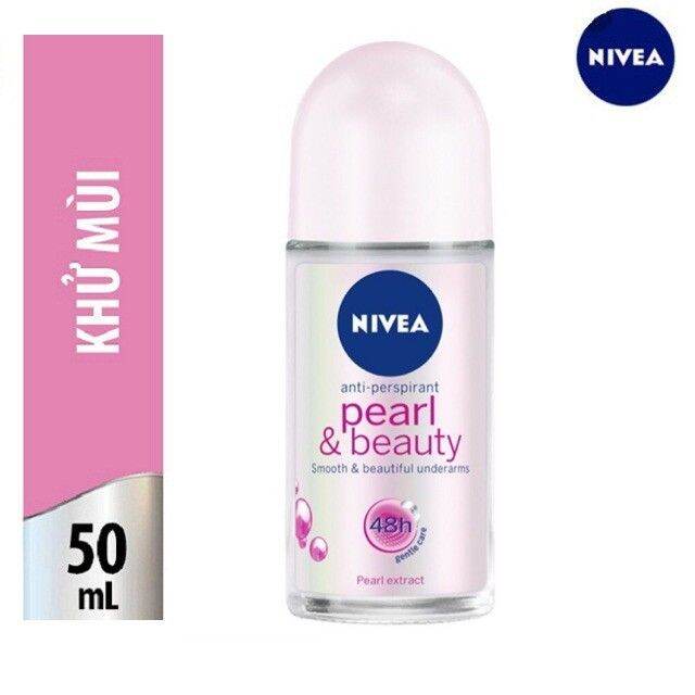Lăn trắng da ngọc trai nivea 50ml