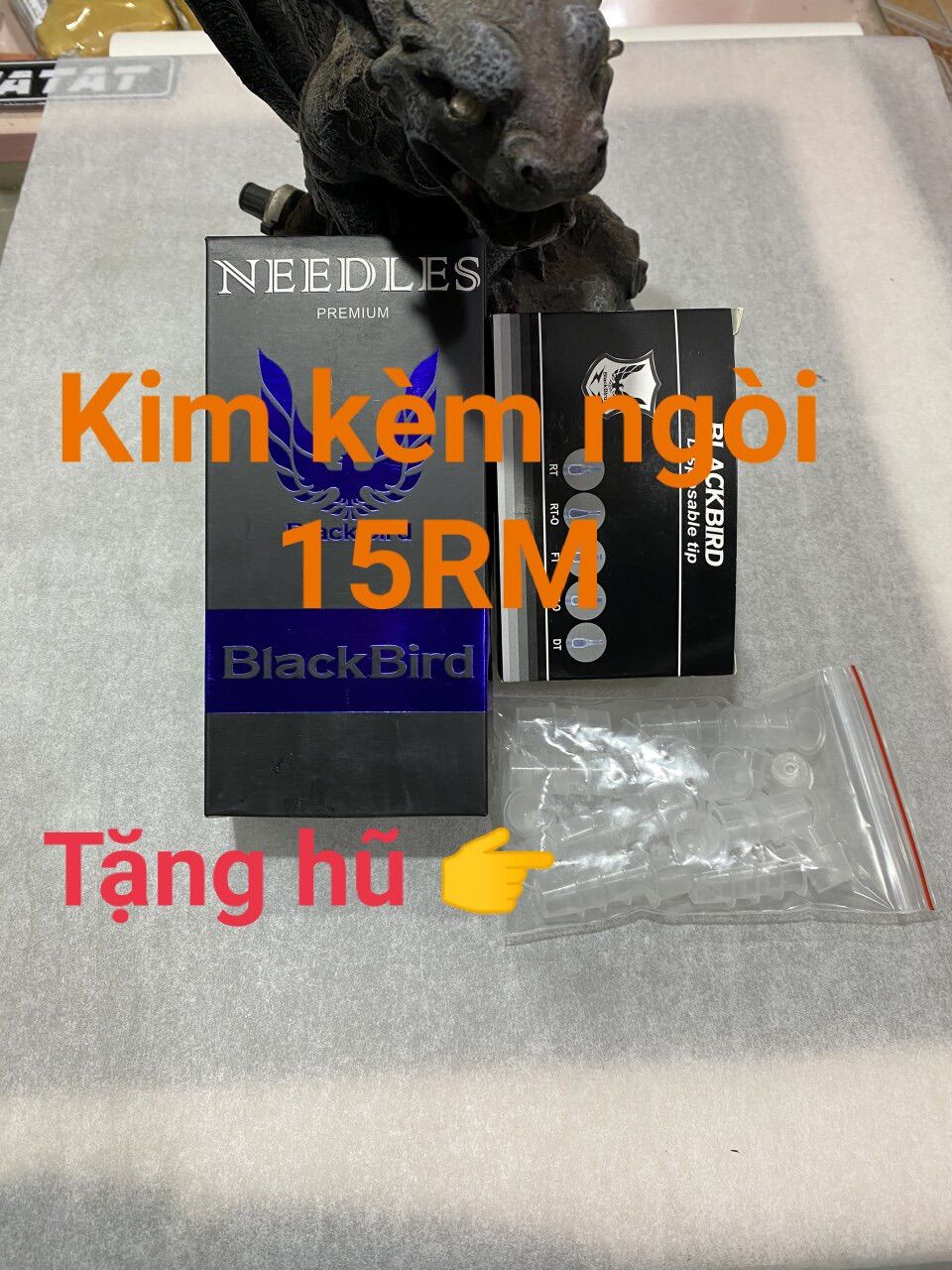 🎁 50 kim xăm và ngòi 15rm đánh bóng