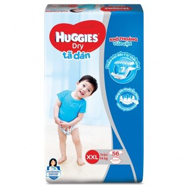 Tã/Bỉm Huggies Dán S56 - M76 - Xl62 - XXL56