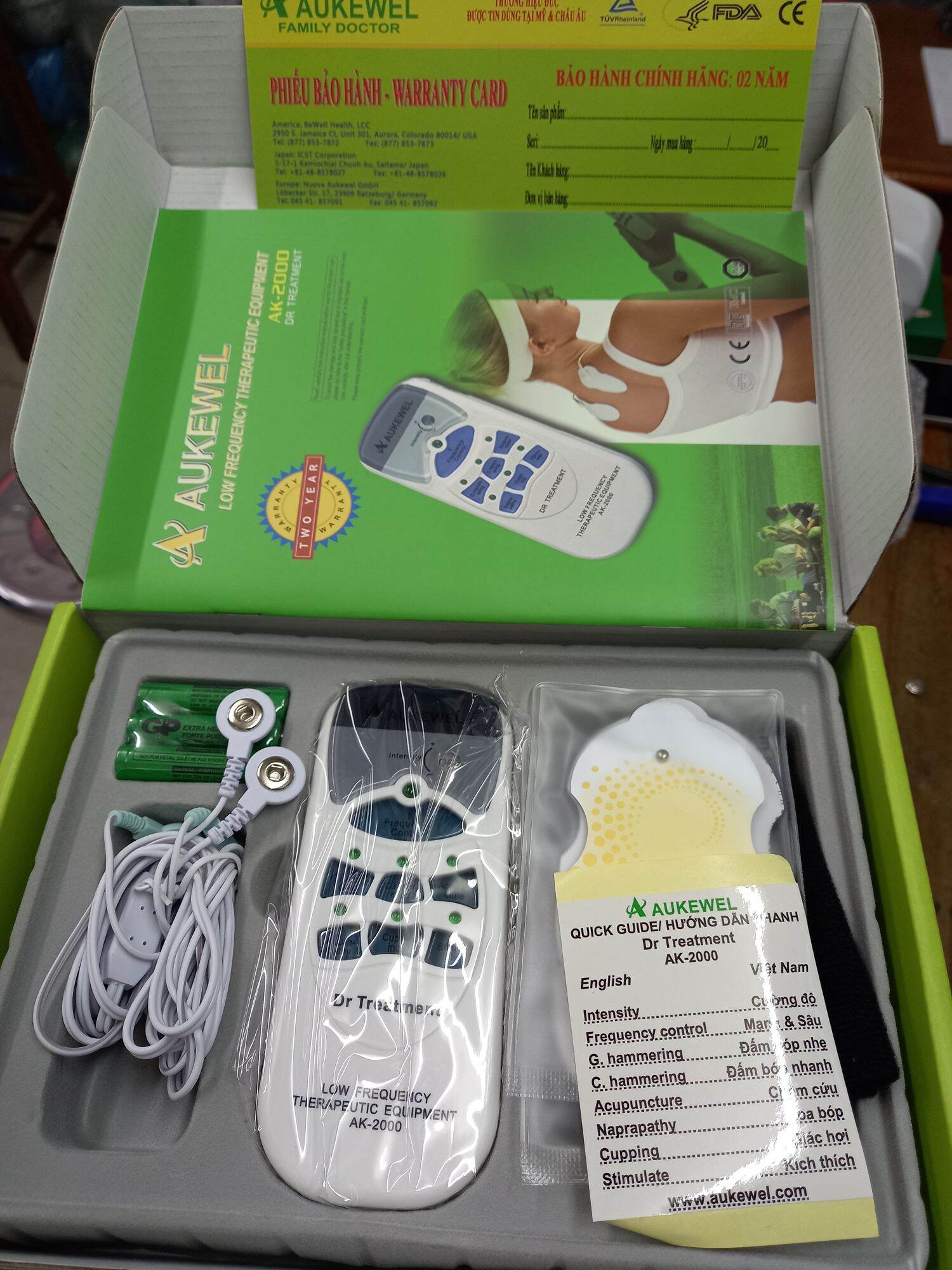 Máy massage xung điện AUKEWEL Ak 2000