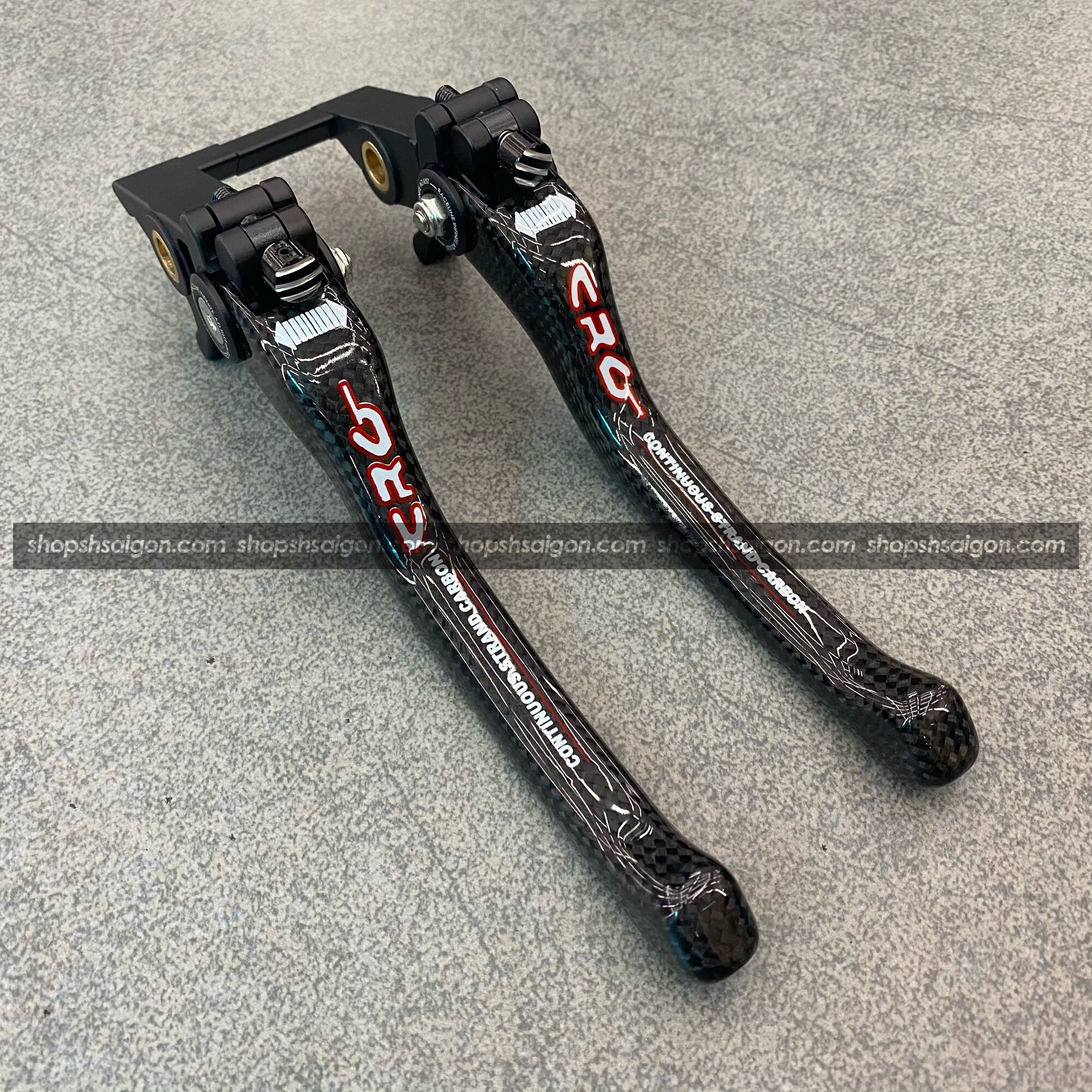 [HCM]Tay thắng C.R.G Carbon cao cấp SH 2 đĩa