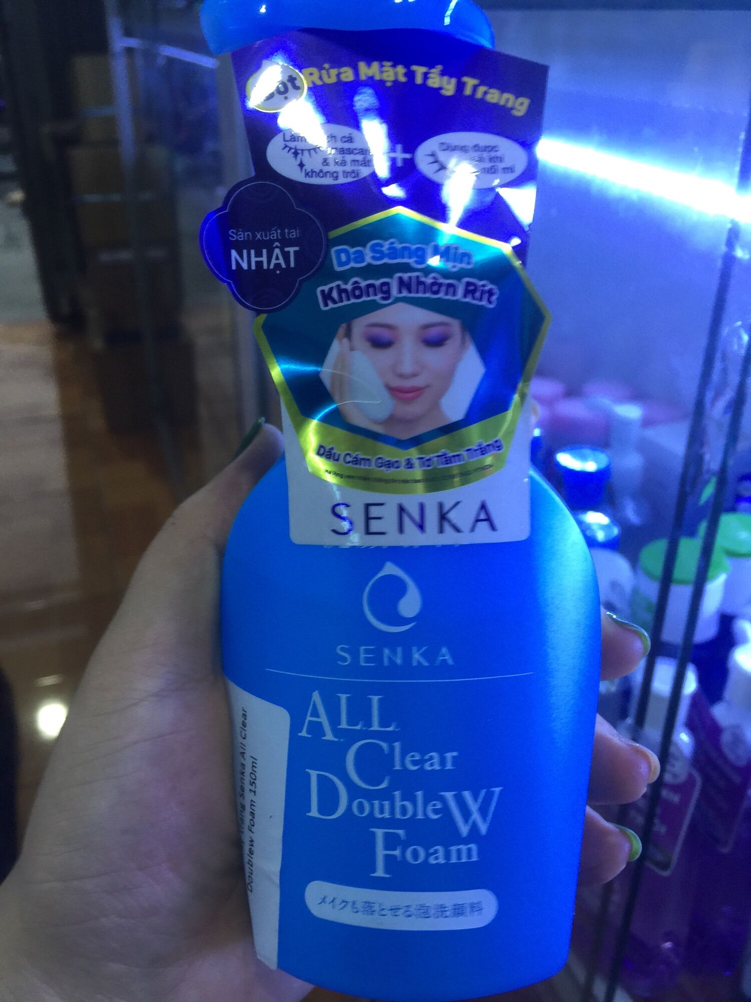 [HCM]Bọt Rửa Mặt Tẩy Trang Senka 150ml chính hãng