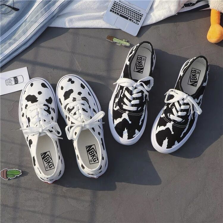 Giày sneaker nữ VAn bò sữa hotrend, giày nữ thấp cổ hot