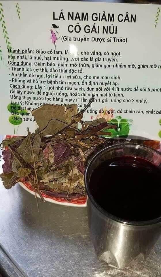 lá nam giảm cân CÔ GÁI NÚI