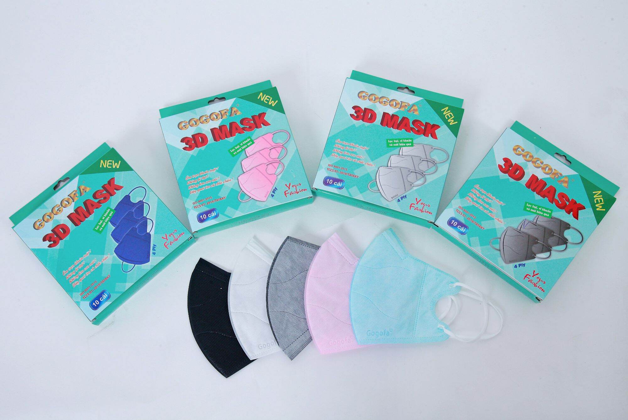 Khẩu trang 3D người lớn