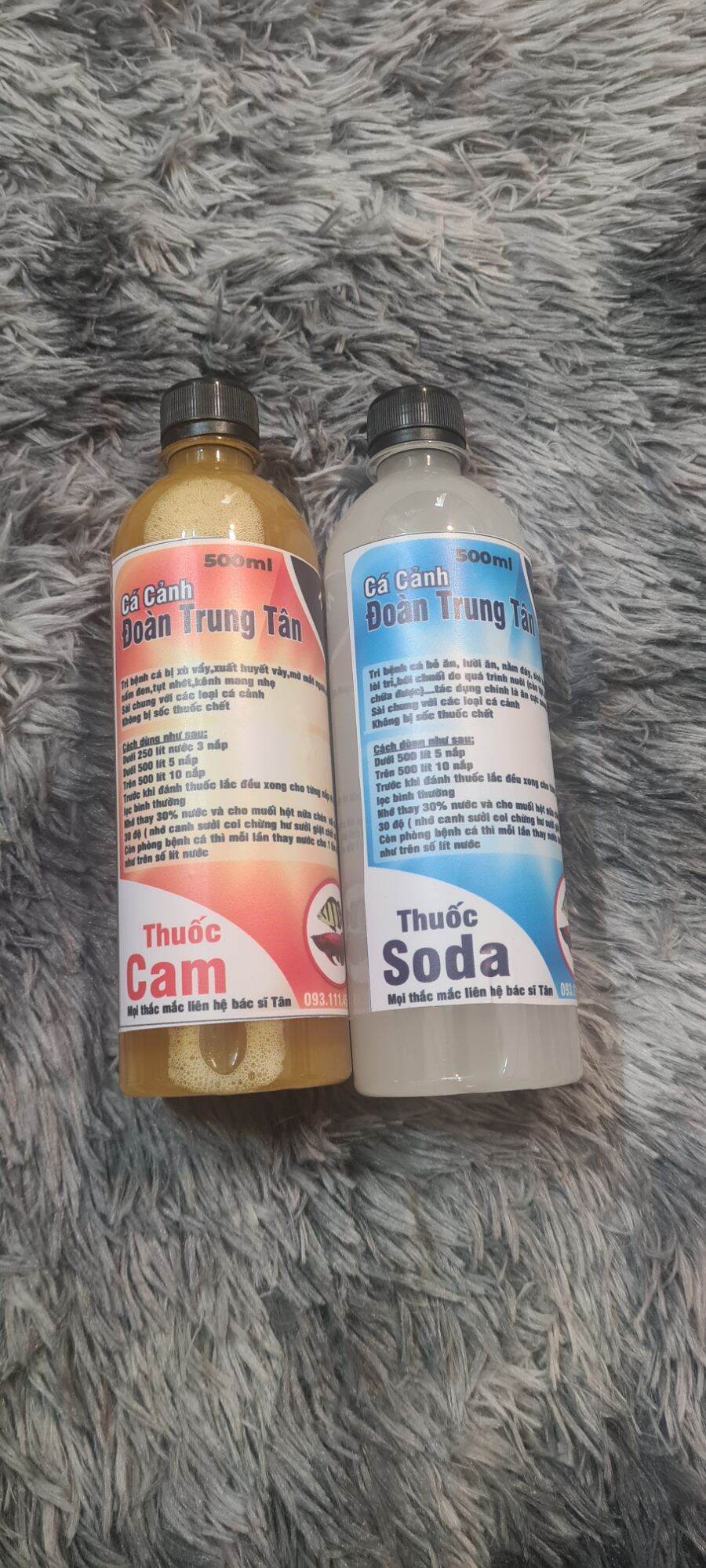 Bộ đôi chế phẩm cam soda cho cá cảnh cá rồng