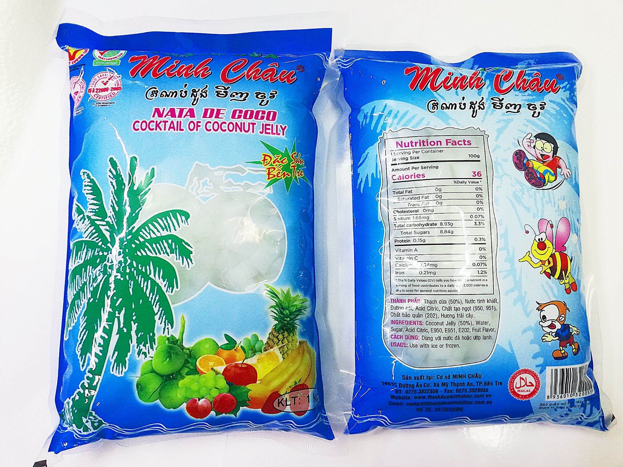 Thạch dừa Minh Châu ăn liền 1kg