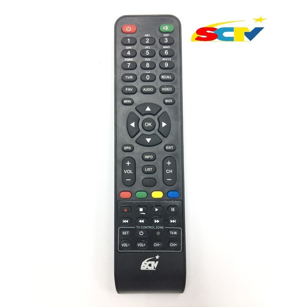 Remote điều khiển đầu thu truyền hình cáp sctv