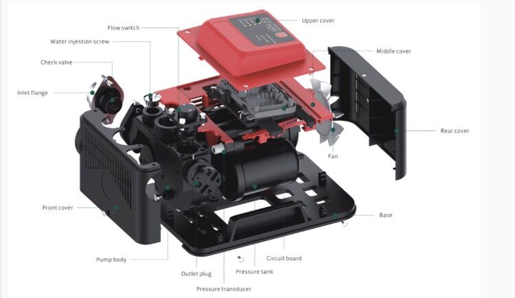 Máy bơm nước thông minh 2 in 1 AWASHI AS-200A