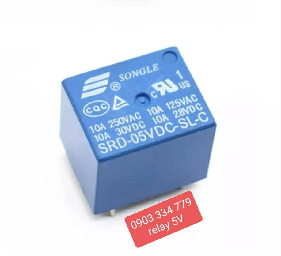 Relay 5v 5 chân srd-05vdc-sl-c