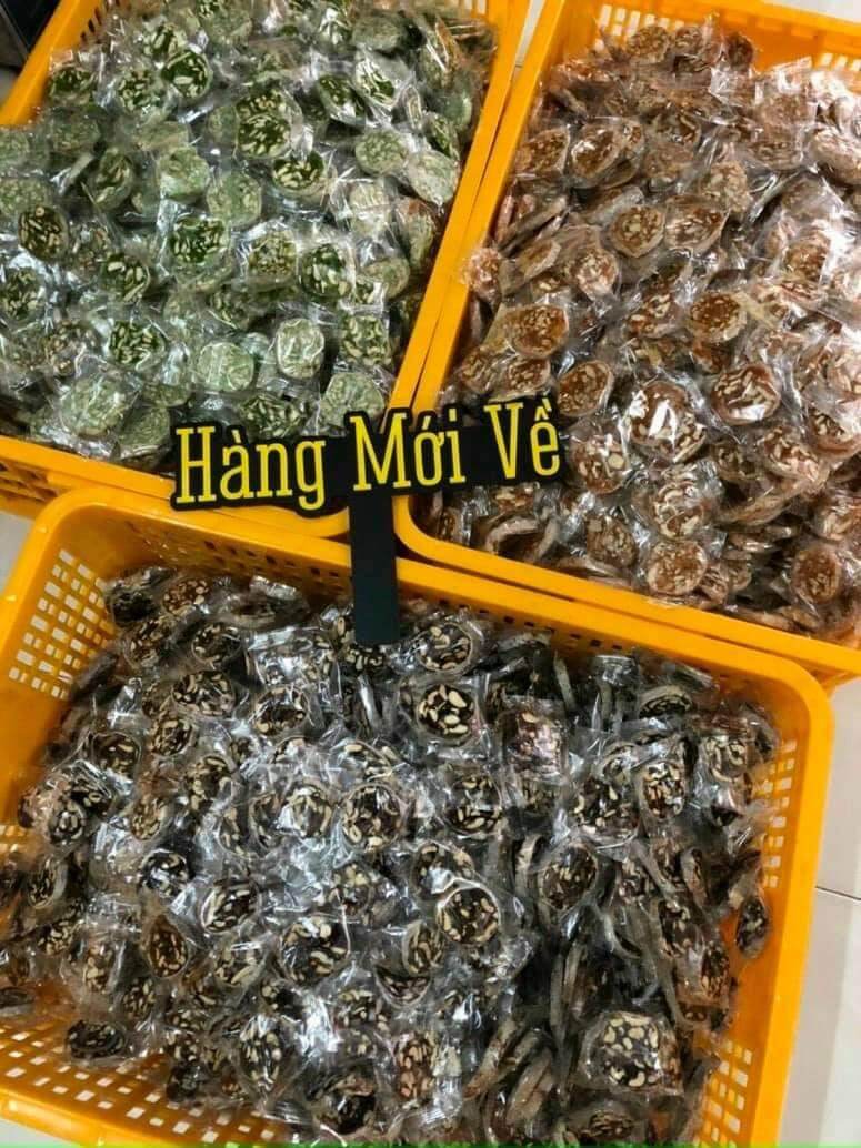 Kẹo chuối cuộn dừa non mix 3 vị 500g