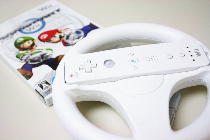 vô lăng Wii Nintendo whell Mario Kart wii