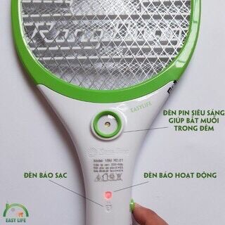 Vợt bắt muỗi cao cấp Rạng Đông VBM RD.01