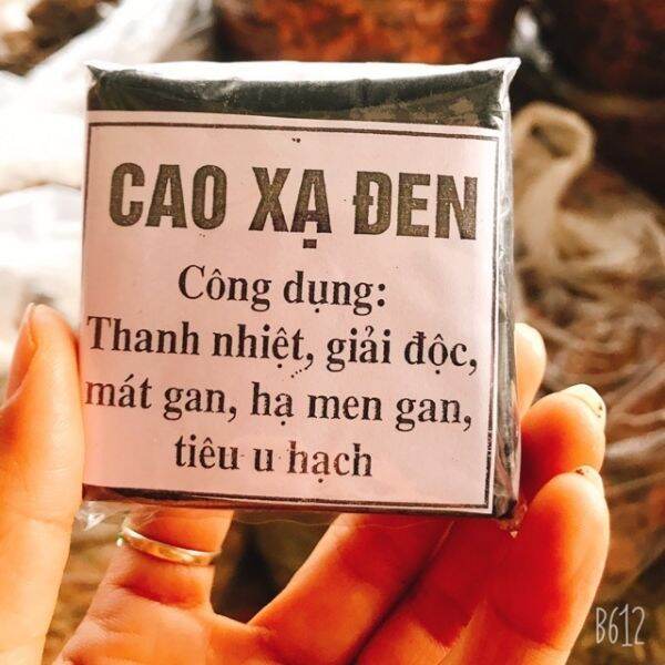 Cao xạ đen cô đặc dạng miếng 100g