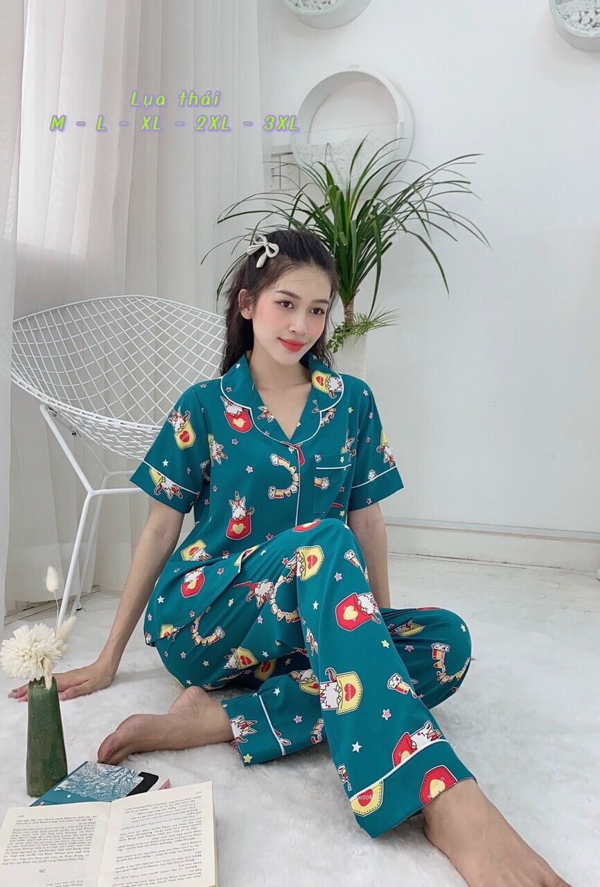 [HCM]Đồ bộ mặc nhà HOLA lụa thái pijama