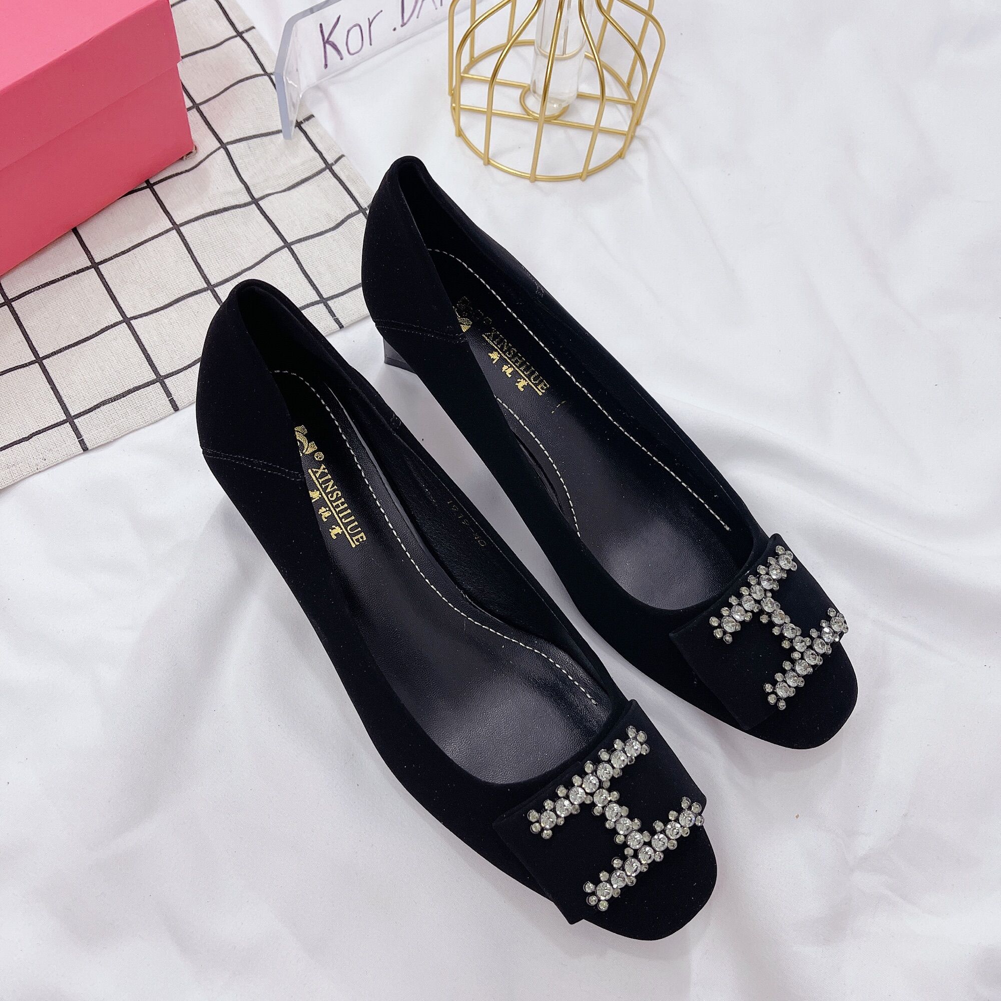 GIẦY BÚP BÊ ĐẾ CAO 5cm,GIẦY NỮ VĂN PHÒNG