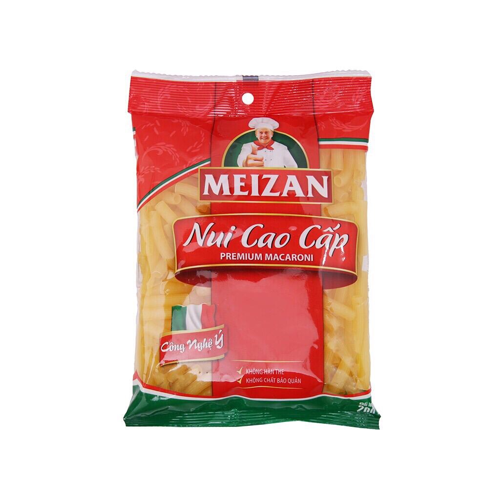 Nui cao cấp ống dài Meizan 200g
