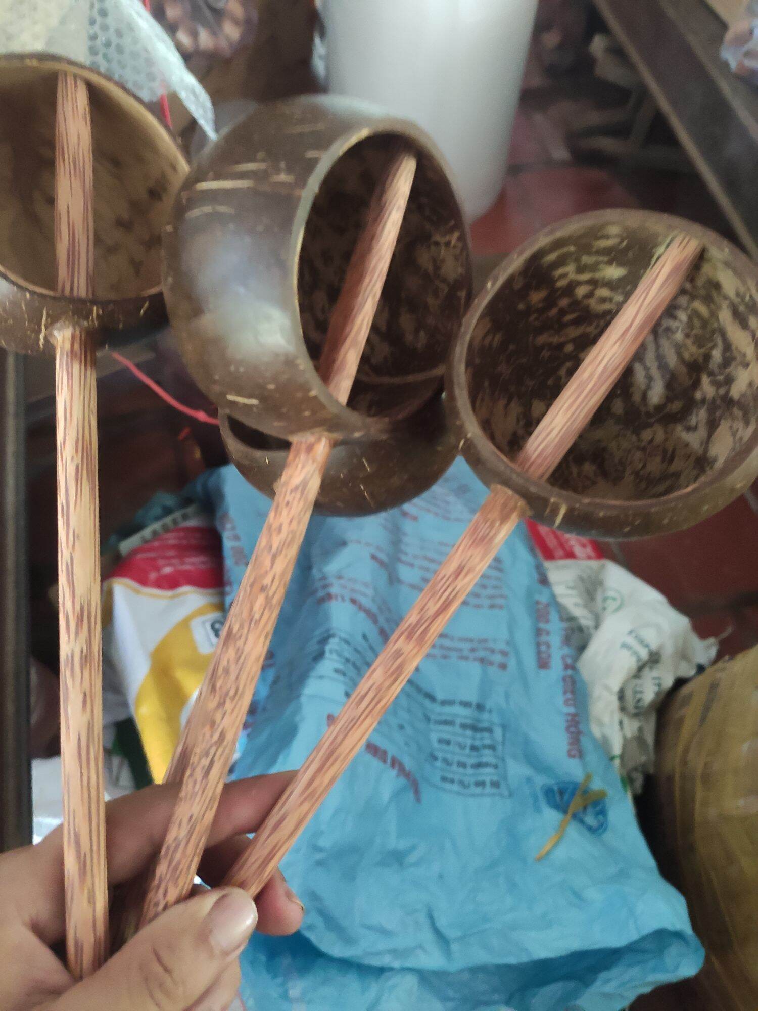 Gáo Dừa Múc Nước | Gáo Múc Nước Dùng Trong Spa | Gáo Múc Tinh Dầu