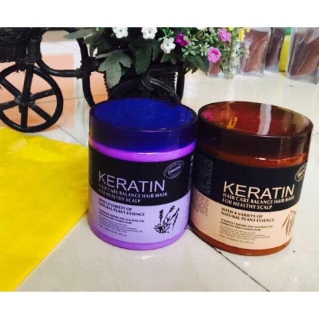 [HCM]Hấp dầu keratin Tím 1000ml
