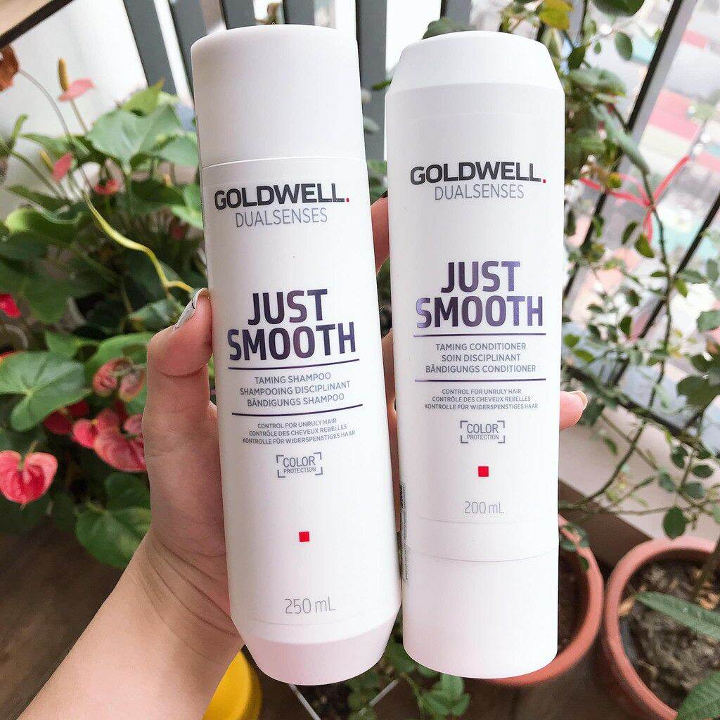 Dầu gội xã suôn mượt goldwell smooth 250ml