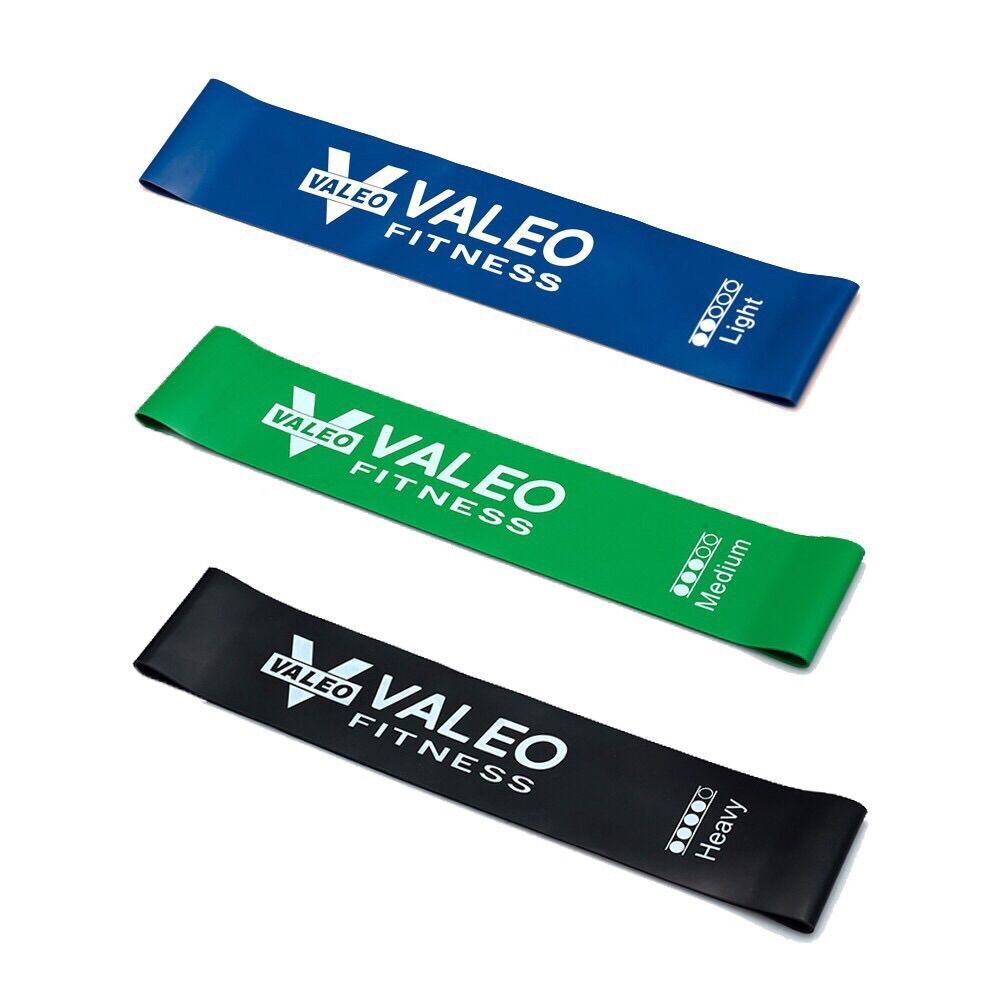 Dây kháng lực mini band Valeo, dây cao su resistance miniband hỗ trợ tập chân mông