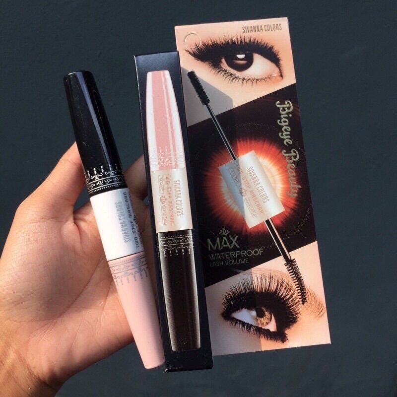 Chải mi Mascara 2 đầu dài dày mi Sivanna Thái lan