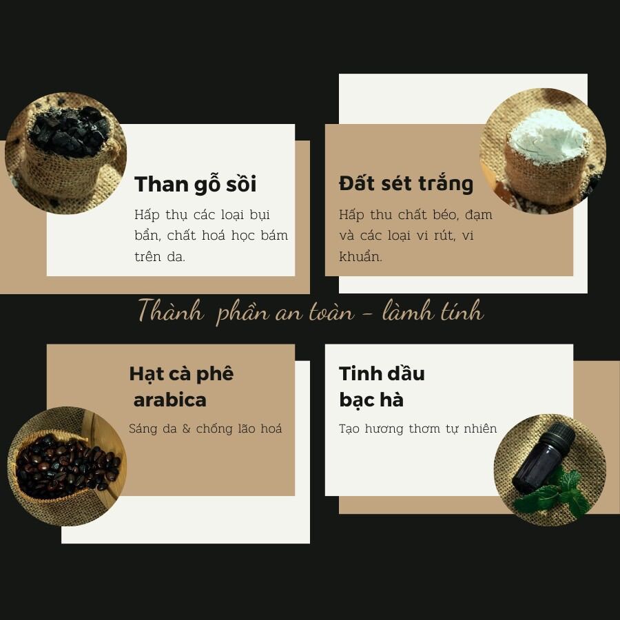 KEM RỬA MẶT THÂN GỖ SỒI (kiềm nhờn - ngăn ngừa mụn)