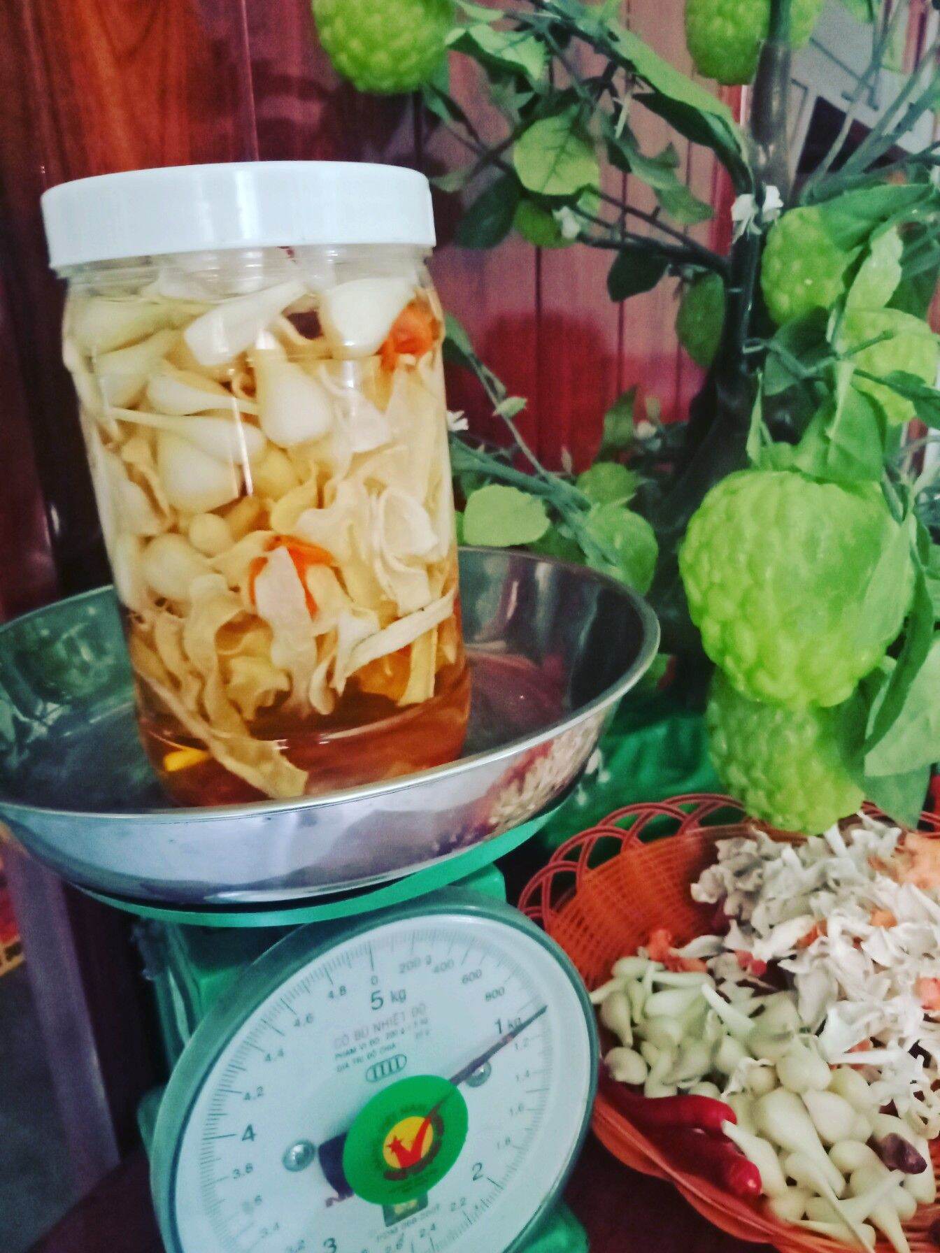 Dưa món củ kiệu 1kg [mắm cá cơm nguyên chất]