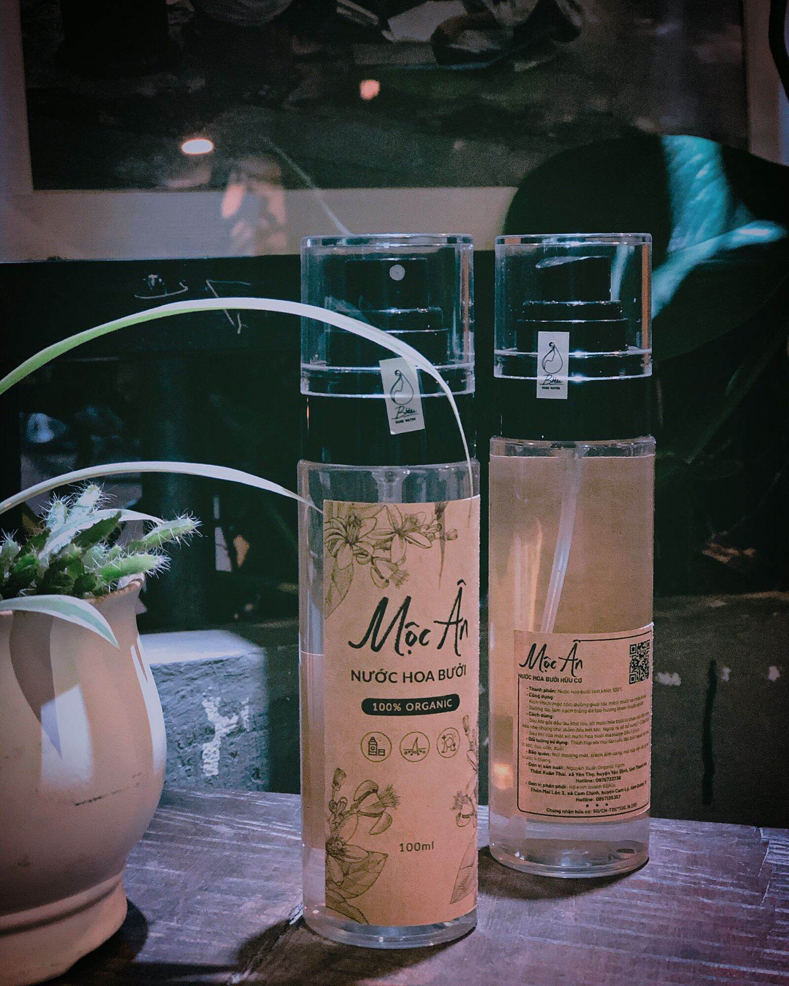 Nước Hoa Bưởi Organic Mộc Ân