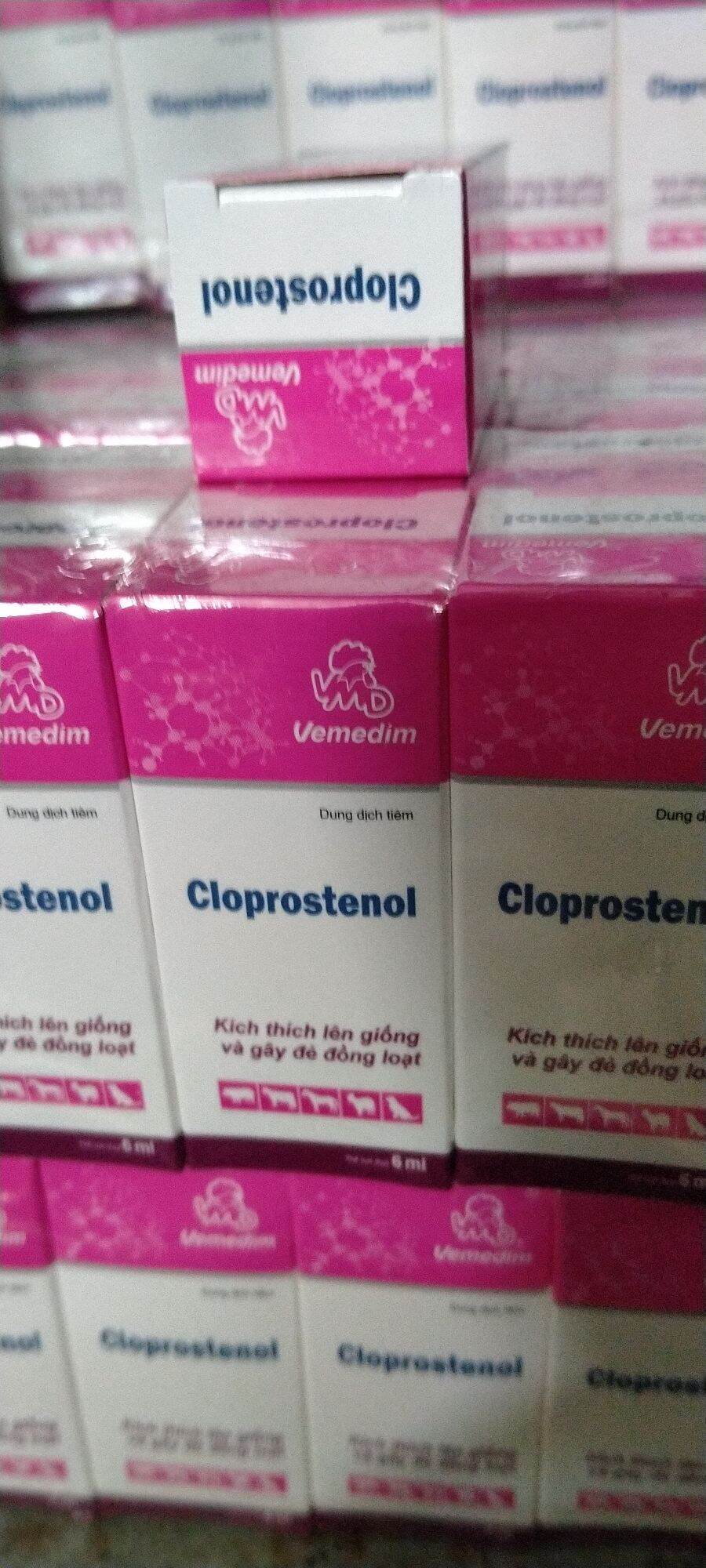 lên giống, gây đẻ đồng loạt,rụng trứng và động dục, viêm nội mạc cloprostenol